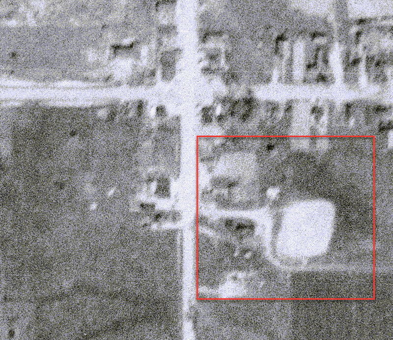 Mikado Drive-In Theatre - Mikado 1951 Aerial Zoomed